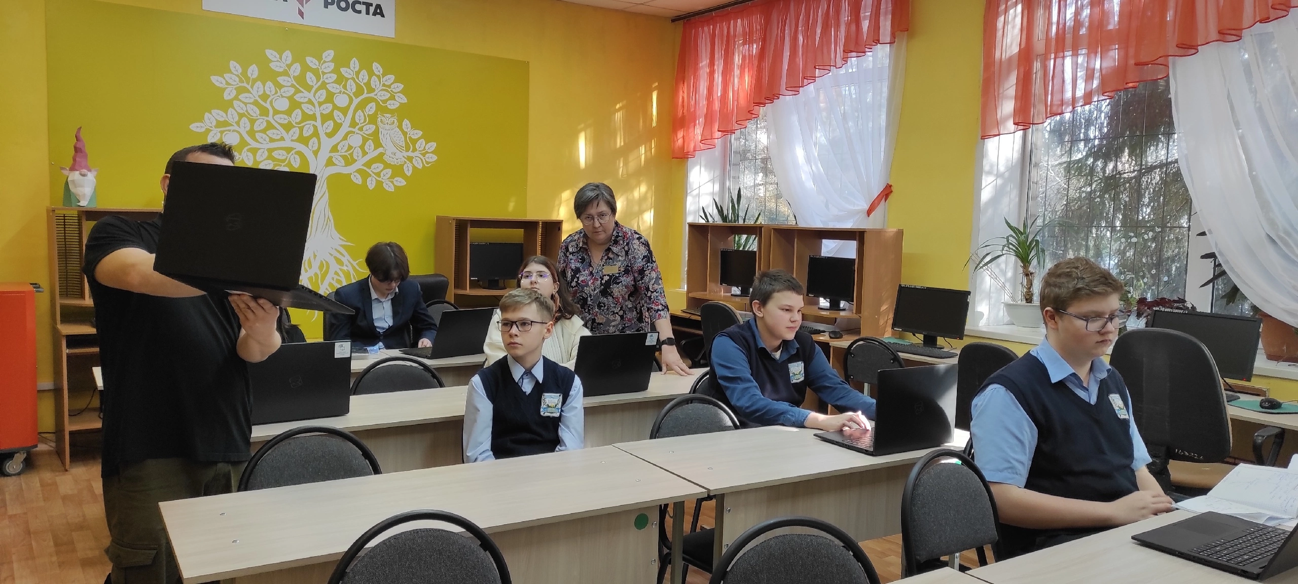 Урок с использованием оборудования ЦОС.