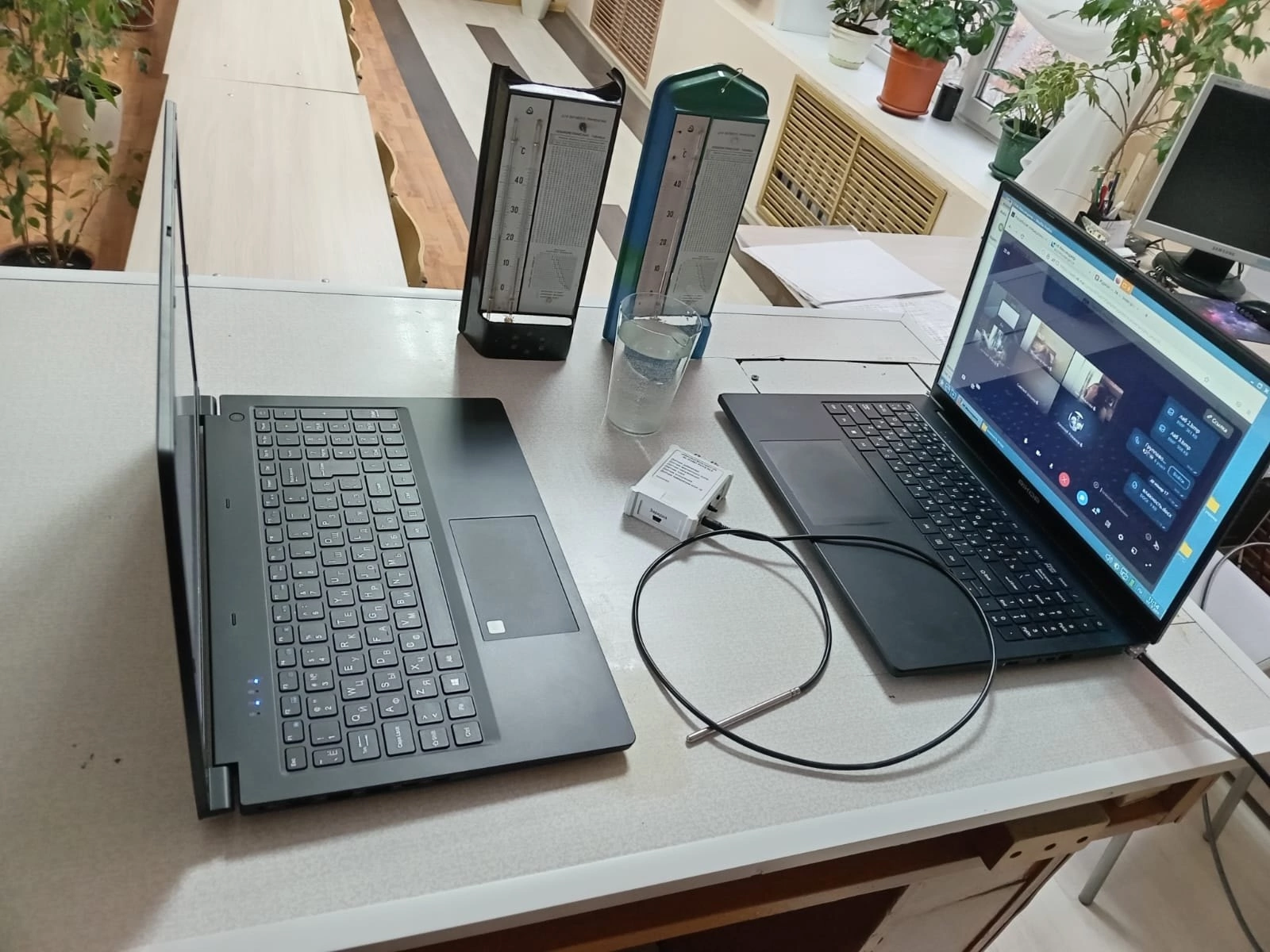 Лабораторная работа &amp;quot;Определение относительной влажности воздуха&amp;quot;.