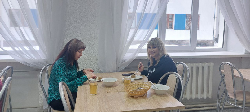 Сегодня члены комиссии провели проверку обеда в школе-интернате.